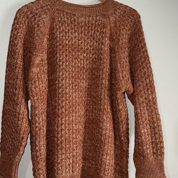 Time and Tru Women's Textured Hi-Lo Sweater, Midweight - Picture 7 of 8